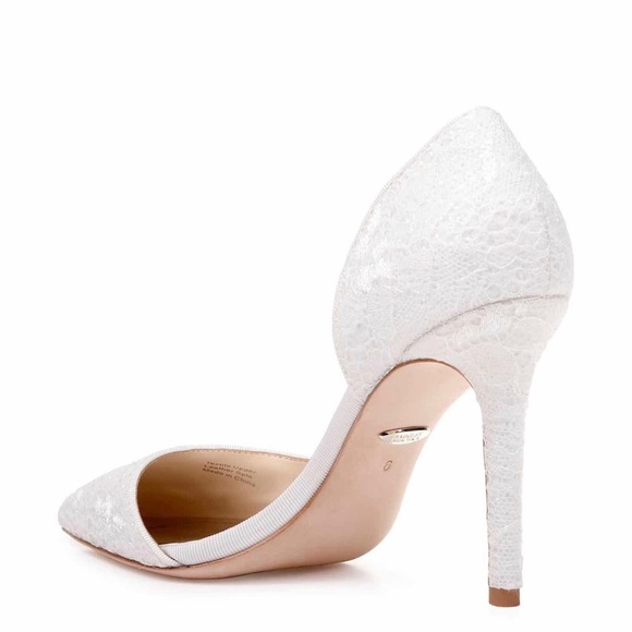 Badgley Mischka Lola d'Orsay Pump - white - Picture 2 of 8